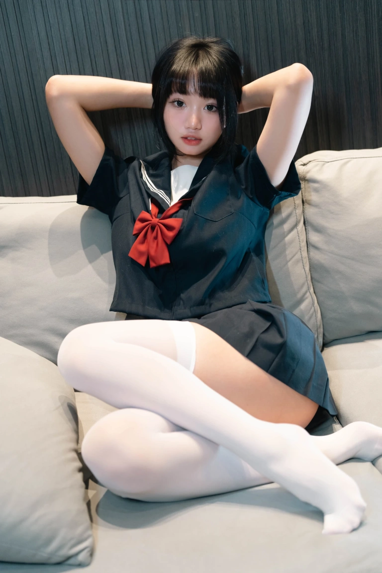 《白丝死库水》｜柒柒_Lust77 · 140张写真
