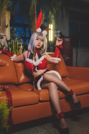 《双人圣诞礼物》｜柒柒_Lust77&末夜 · 64张写真