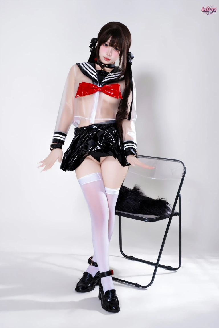 《兽尾透明JK》｜柒柒_Lust77 · 112张写真、1 个视频