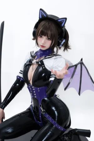 《白棚胶衣》｜柒柒_Lust77 · 78张写真