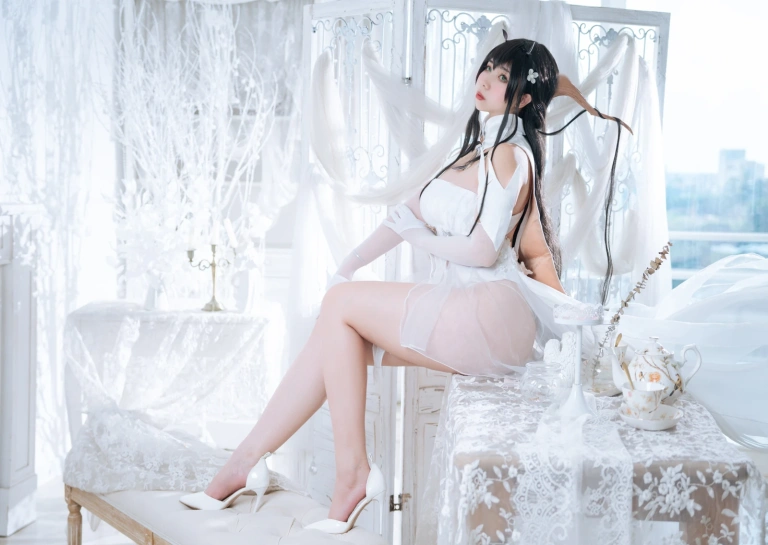 《碧蓝航线 不挠》｜Meroko_魅瞳 · 53张写真