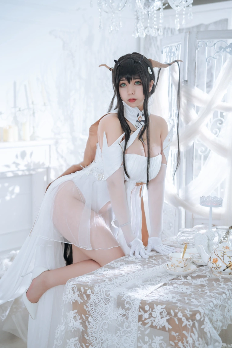 《碧蓝航线 不挠》｜Meroko_魅瞳 · 53张写真