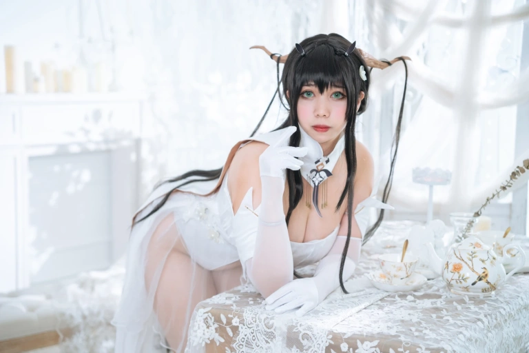 《碧蓝航线 不挠》｜Meroko_魅瞳 · 53张写真