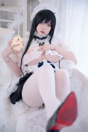 《碧蓝航线 不挠女仆没干劲的小姐姐》｜Meroko_魅瞳 · 53张写真