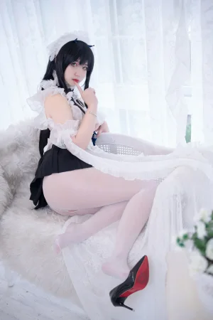 《碧蓝航线 不挠女仆没干劲的小姐姐》｜Meroko_魅瞳 · 53张写真