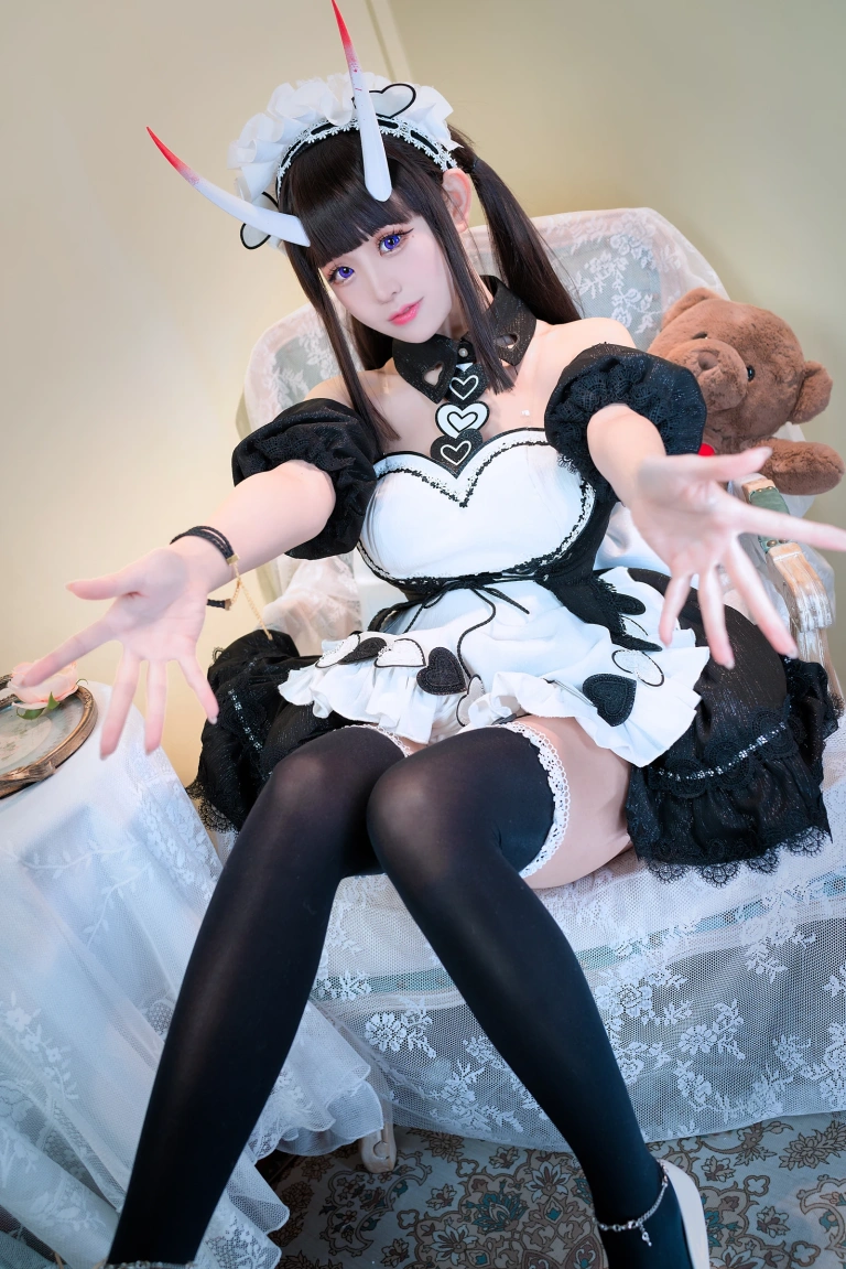 《碧蓝航线 能代女仆》｜miko酱ww · 36张写真