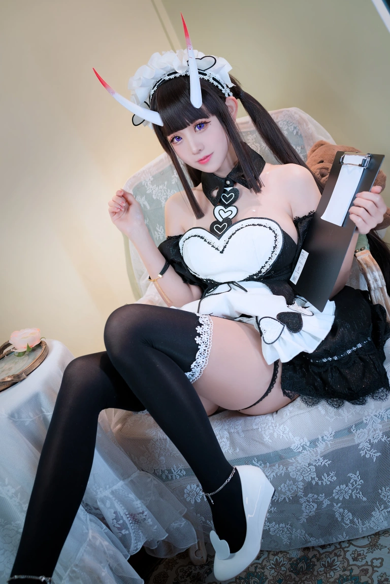 《碧蓝航线 能代女仆》｜miko酱ww · 36张写真