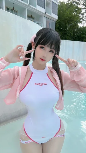 《粉白海月姬》｜miko酱ww · 29张写真