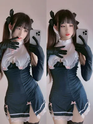《自拍系列mikoの黑丝01》｜miko酱ww · 229张写真
