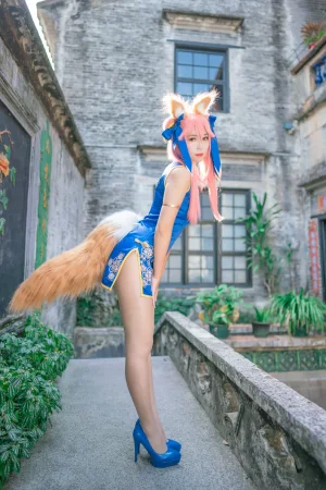 《玉藻前旗袍》｜Money冷冷 · 17张写真