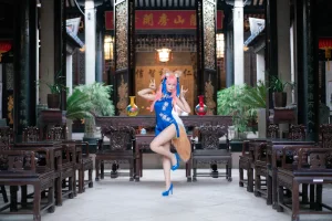 《玉藻前旗袍》｜Money冷冷 · 17张写真
