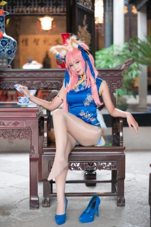 《玉藻前旗袍》｜Money冷冷 · 17张写真