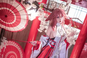 《八重神子》｜Natsuko_夏夏子 · 91张写真