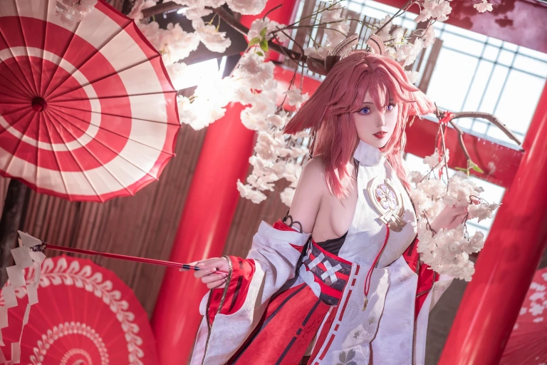 《八重神子》｜Natsuko_夏夏子 · 91张写真