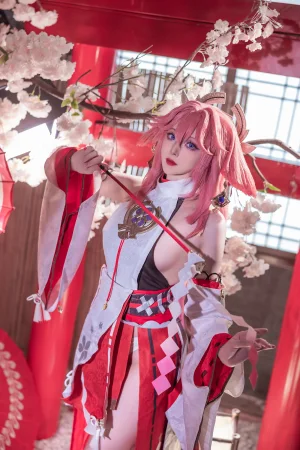 《八重神子》｜Natsuko_夏夏子 · 91张写真