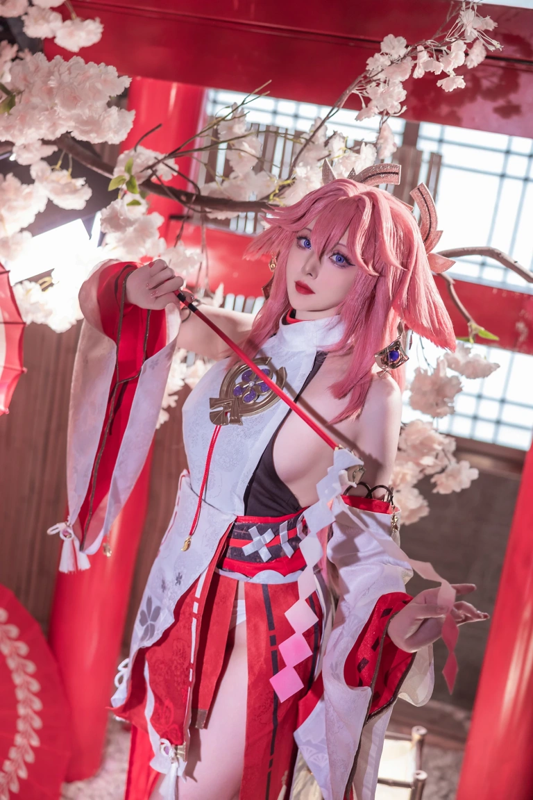 《八重神子》｜Natsuko_夏夏子 · 91张写真