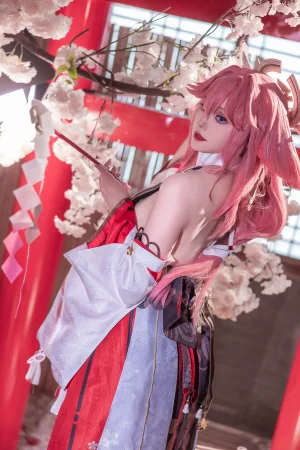 《八重神子》｜Natsuko_夏夏子 · 91张写真