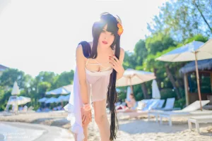 《碧蓝航线 比叡泳装》｜Natsuko_夏夏子 · 55张写真