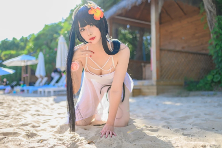 《碧蓝航线 比叡泳装》｜Natsuko_夏夏子 · 55张写真