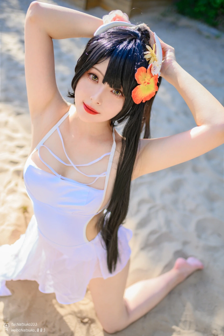 《碧蓝航线 比叡泳装》｜Natsuko_夏夏子 · 55张写真