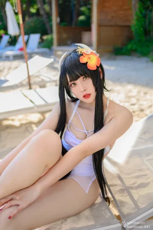 《碧蓝航线 比叡泳装》｜Natsuko_夏夏子 · 55张写真