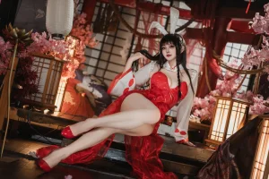 《碧蓝航线 大山巫女兔》｜Natsuko_夏夏子 · 70张写真