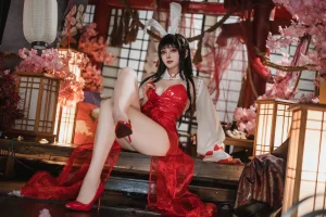 《碧蓝航线 大山巫女兔》｜Natsuko_夏夏子 · 70张写真