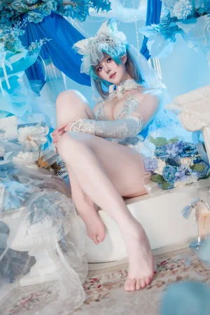 《碧蓝航线 柴郡婚纱》｜Natsuko_夏夏子 · 70张写真