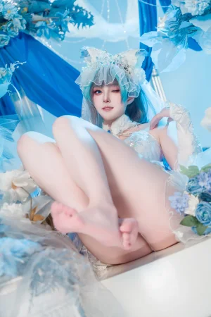 《碧蓝航线 柴郡婚纱》｜Natsuko_夏夏子 · 70张写真