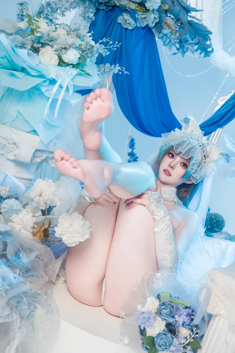 《碧蓝航线 柴郡婚纱》｜Natsuko_夏夏子 · 70张写真