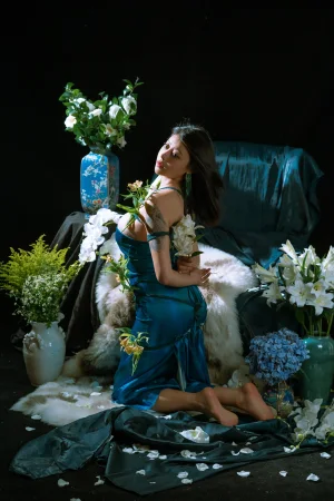 《潮汐+月》｜奈汐酱nice&云溪溪 · 38张写真