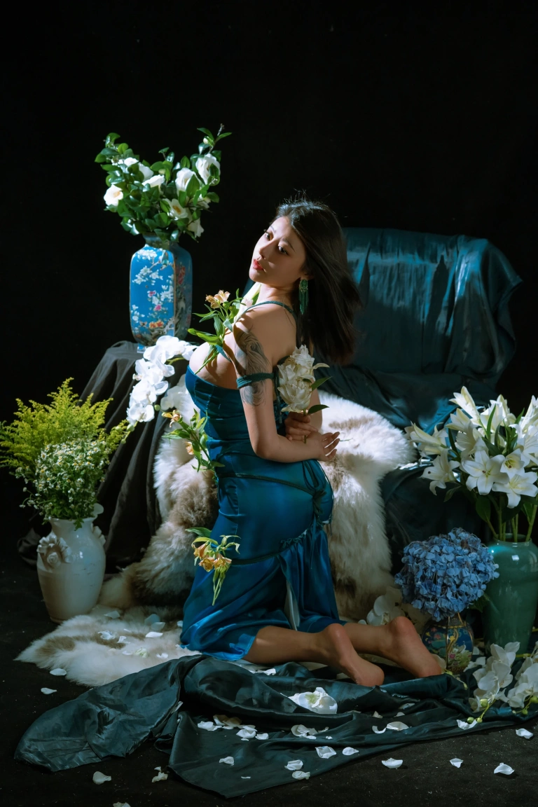 《潮汐+月》｜奈汐酱nice&云溪溪 · 38张写真