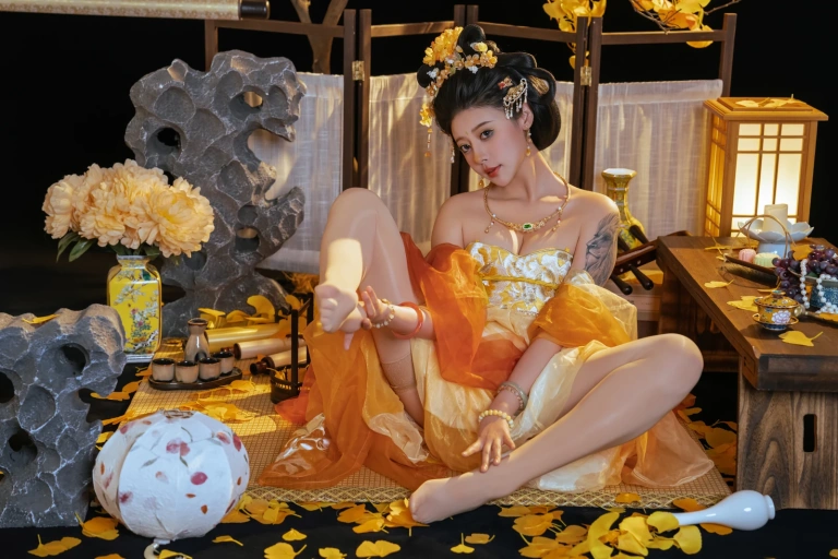《金笺寄月》｜奈汐酱nice · 90张写真