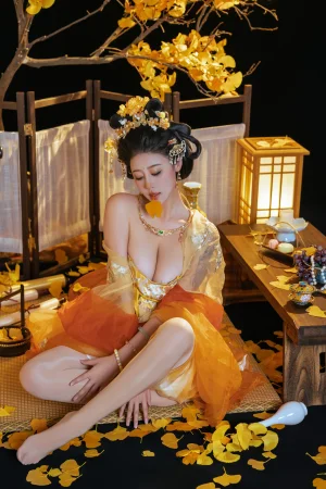 《金笺寄月》｜奈汐酱nice · 90张写真