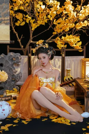 《金笺寄月》｜奈汐酱nice · 90张写真