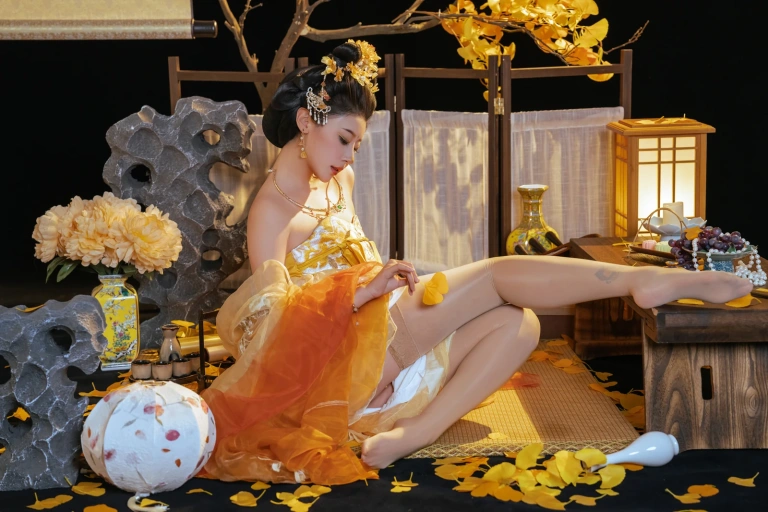 《金笺寄月》｜奈汐酱nice · 90张写真