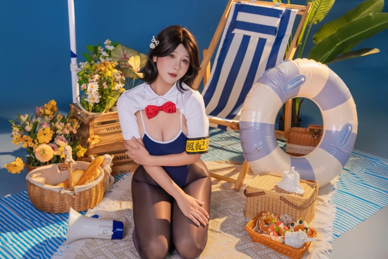 《夏纪》｜奈汐酱nice&奶桃桃 · 100张写真、1 个视频