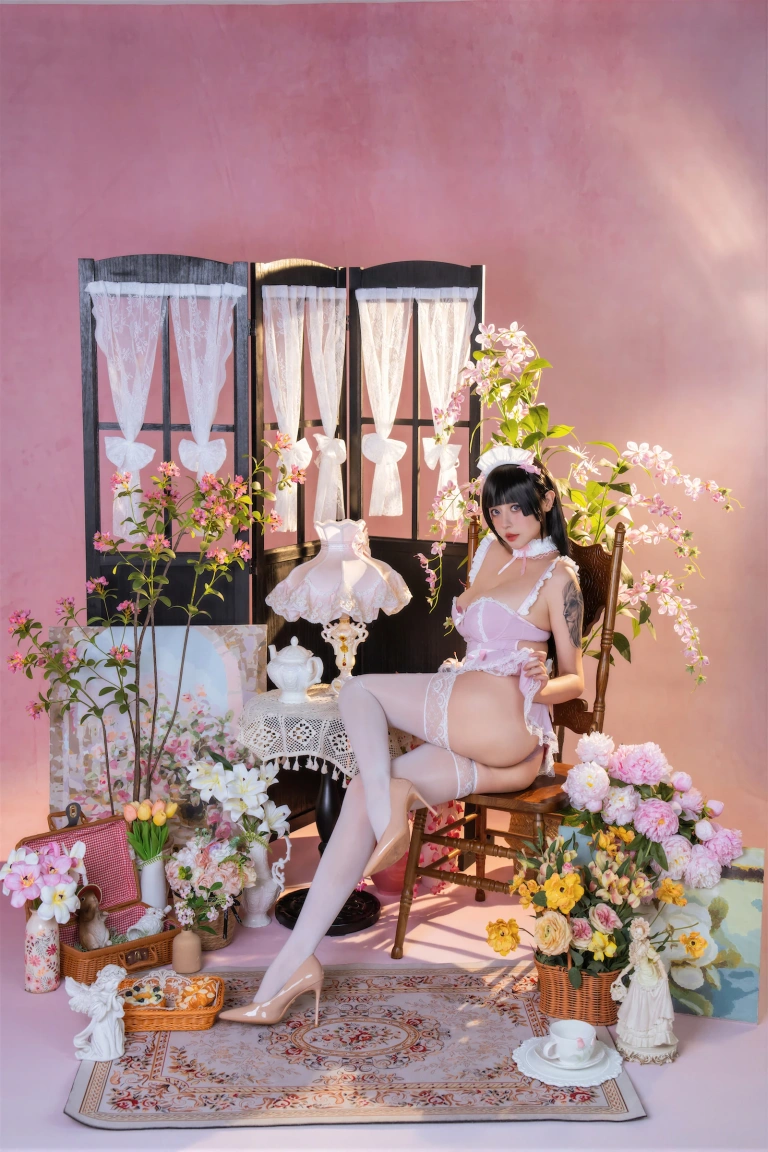 《侍花礼》｜奈汐酱nice&云溪溪 · 100张写真、1 个视频
