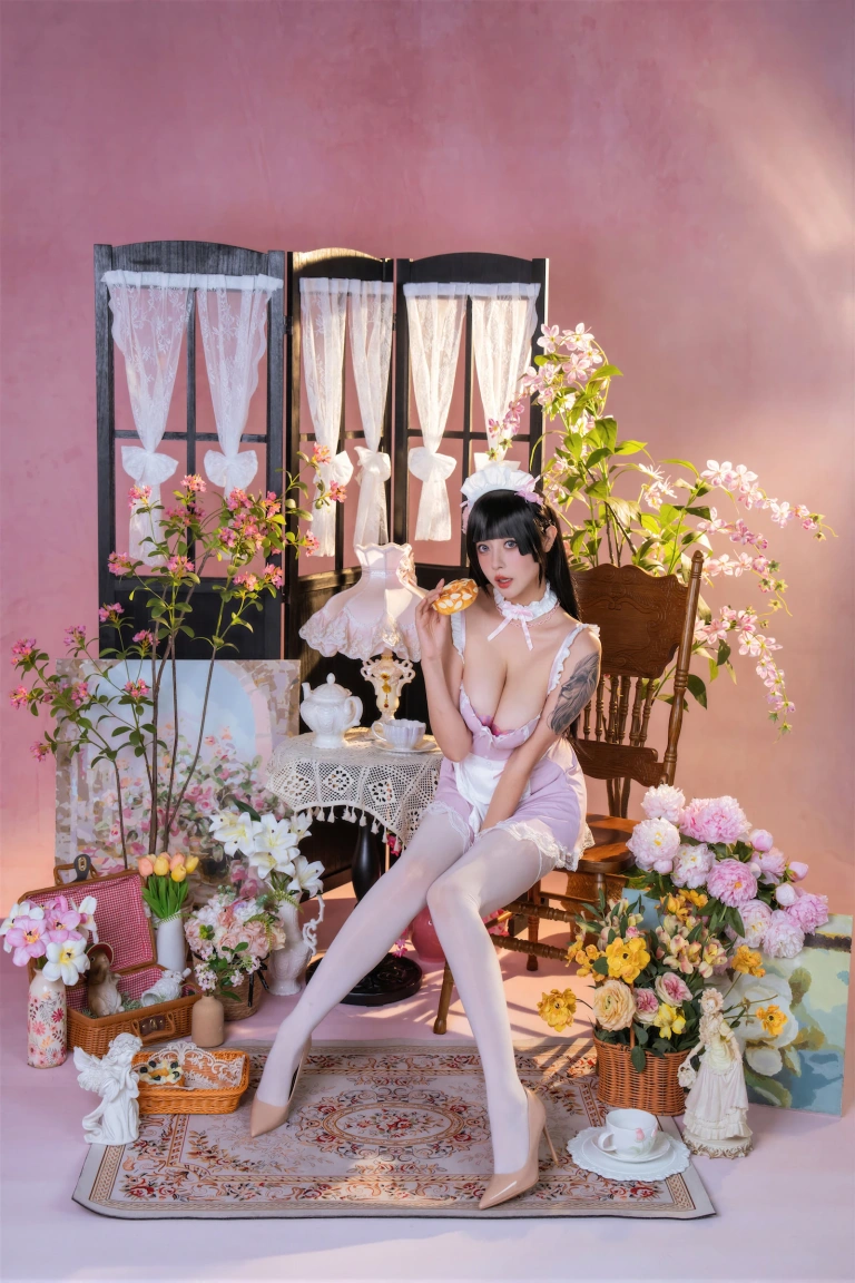 《侍花礼》｜奈汐酱nice&云溪溪 · 100张写真、1 个视频