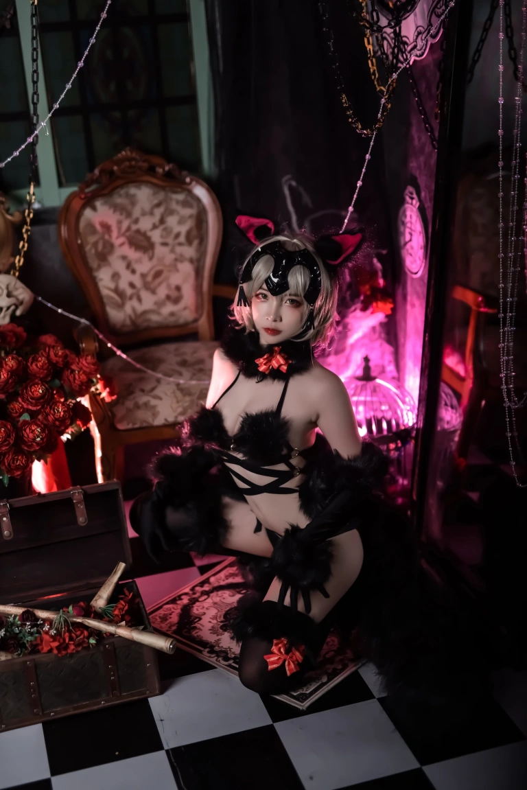 《Fate黑贞万圣节》｜二佐Nisa · 20张写真