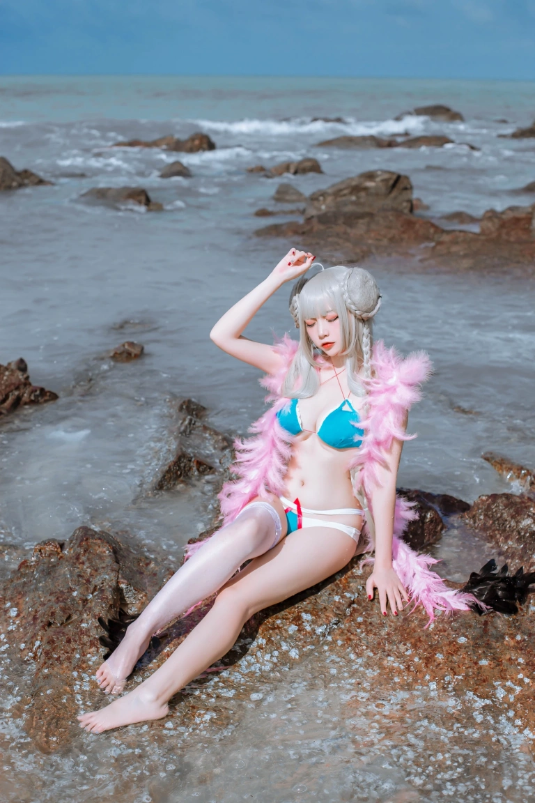 《碧蓝可畏泳装》｜二佐Nisa · 27张写真
