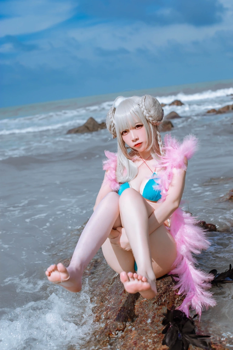 《碧蓝可畏泳装》｜二佐Nisa · 27张写真