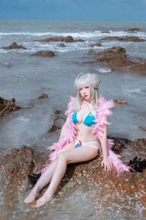 《碧蓝可畏泳装》｜二佐Nisa · 27张写真