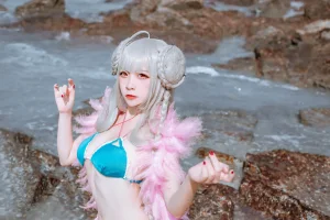 《碧蓝可畏泳装》｜二佐Nisa · 27张写真