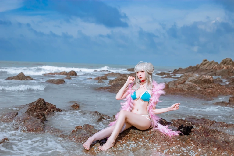 《碧蓝可畏泳装》｜二佐Nisa · 27张写真