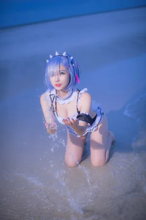 《蕾姆1号本 泳衣2》｜二佐Nisa · 11张写真