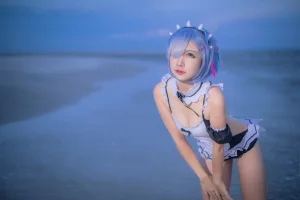 《蕾姆1号本 泳衣2》｜二佐Nisa · 11张写真