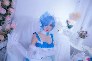 《蕾姆2号本 蕾姆花嫁》｜二佐Nisa · 33张写真