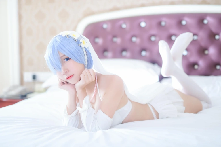 《蕾姆2号本 蕾姆婚纱》｜二佐Nisa · 35张写真