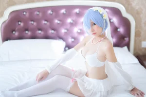 《蕾姆2号本 蕾姆婚纱》｜二佐Nisa · 35张写真